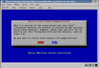 Linux 2.0 filesystem compatibility?