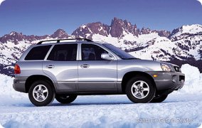 A Hyundai Santa Fe...