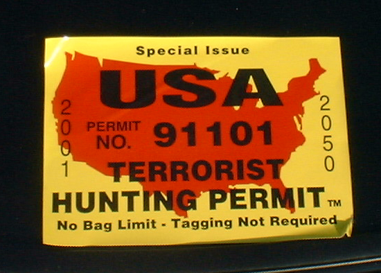Terrorist Hunting Permit