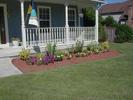 Front yard right flower bed.