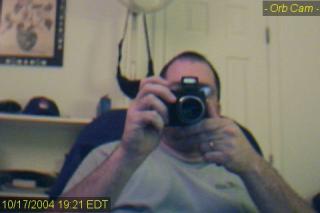 ... as the computer takes a picture of me.