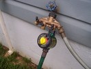 The planter watering timing valve.