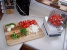 Ingredients for fresh salsa