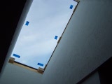 Prep for skylight trim